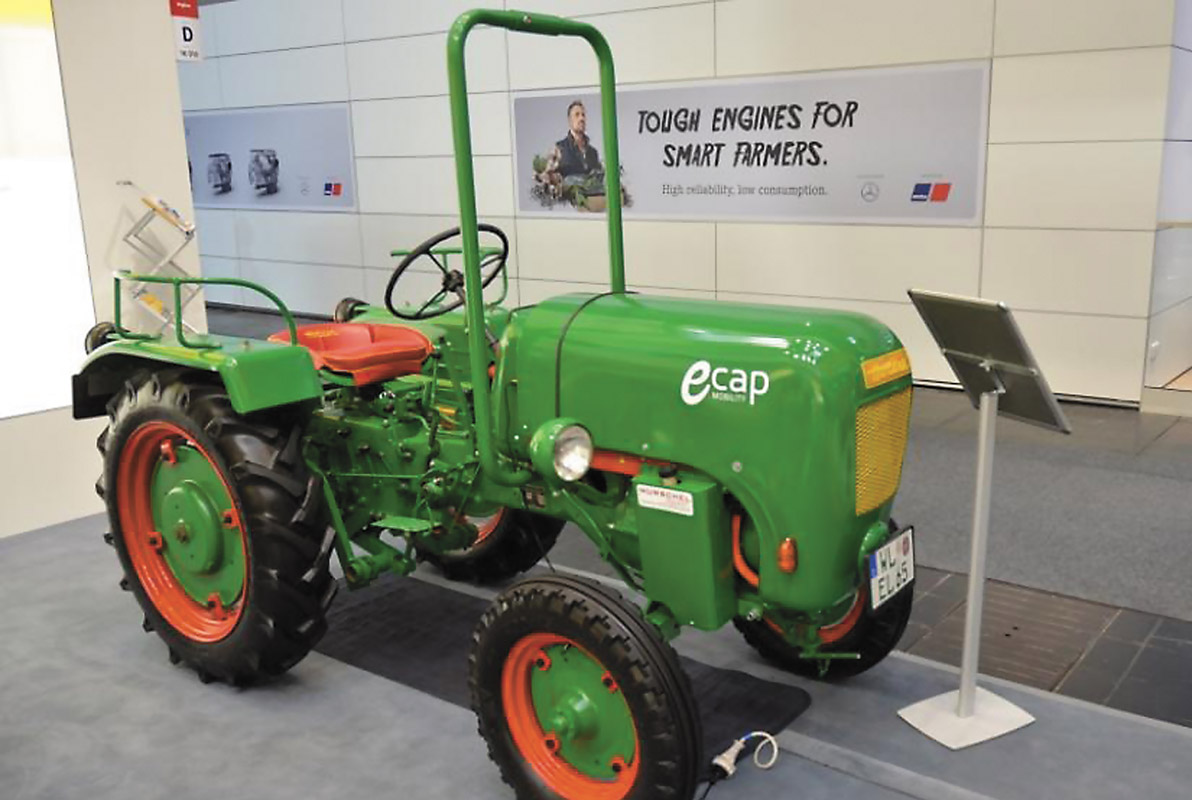 E-Tractor — результат спільної розробки Zeppelin CAT та німецької компанії eCap Mobility